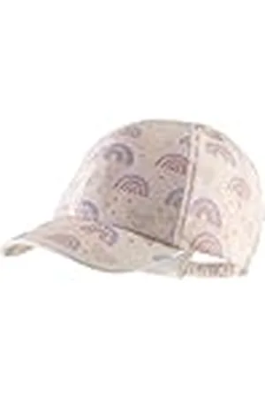 Sterntaler Baseballpet voor meisjes, van jersey, bedrukt met regenboog, , 49