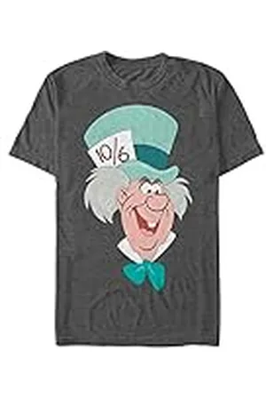 Disney Alice in Wonderland - Mad Hatter Big Face Unisex Crew neck T-Shirt 2XL