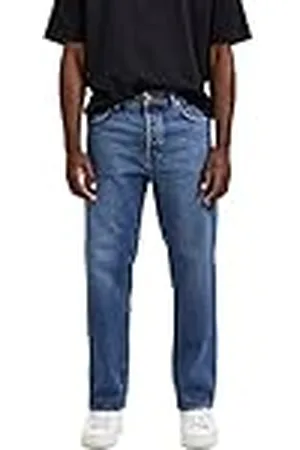 SELECTED Heren SLHLOOSE-Kobe 24303 MB Washed JNS W NOOS Jeansbroek, Medium Blue Denim, 38/34, , 38W x 34L