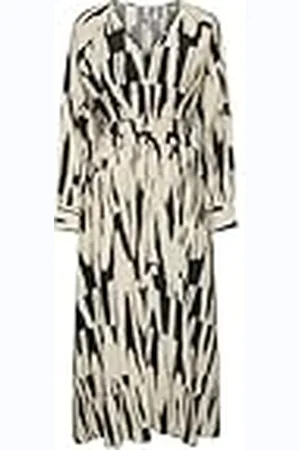 ONLY ONLMILA Life L/S V-hals MIDI Dress PTM, , XS