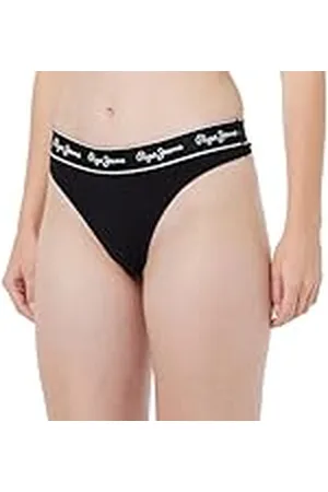 Pepe Jeans Pepe Thong slipje voor dames, Zwart (zwart), S
