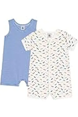 Petit Bateau A09QK Kort pak voor nacht, variant 1, 3 maanden (2 stuks), uniseks baby, , 3 Maanden