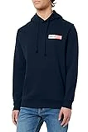 Tommy Hilfiger Heren TJM REG ENTRY GRAPHIC HOODIE EXT DM0DM20257 Pullover Hoodie, Blauw (Dark Night Navy), XXL, , XXL