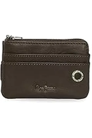 Pepe Jeans Badge portemonnee met kaarthouder, , 11 x 7 x 1,5 cm, leer, , portemonnee met kaartvak