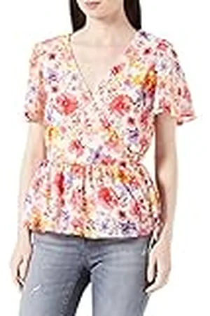ONLY Onlstar Life Fia S/S Wrap Top Ptm Blouse voor dames, , M