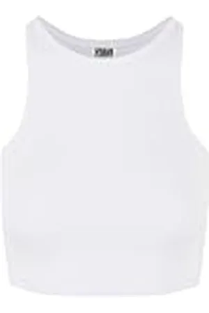 Urban classics Dames Top Dames Organic Cropped Rib Top L, , L