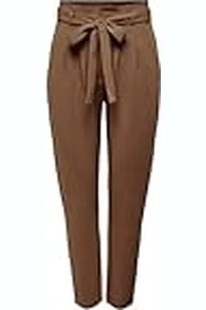 JDY Tanja Belted Paper Bag Broek, , 34 NL/XL