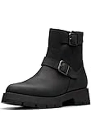 Clarks Premium Dames Ledwick Haley Fashion Boot, zwart olieachtig Lea, 4 UK, , 37 EU