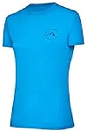 Black Crevice Merino T-shirt voor dames, hoogwaardig merino shirt, dames T-shirt van 70% merinowol en 30% polyester, temperatuurregulerend merino T-shirt voor dames, mulesingvrij shirt voor dames