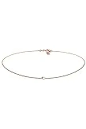 Elli Halsketting Dames Choker Hart Hanger Filigraan in 925 Sterling Zilver