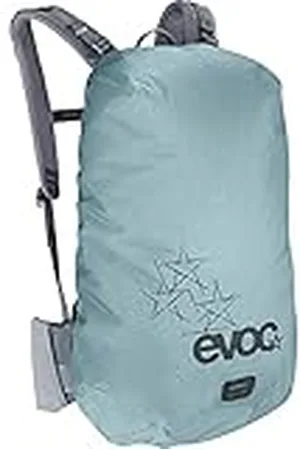 Evoc RAINCOVER SLEEVE, praktische regenhoes voor rugzak (waterdichte beschermhoes voor rugzak, regenhoes, rugzakhoes, afmetingen: 16 x 56 x 27 cm, gewicht: 50 g, volume: 10-25 l), Staal