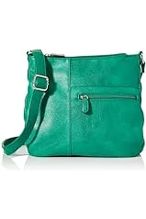Envy Dames Lisa effen groene schoudertas