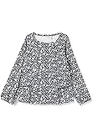 IKKS Blouse, marineblauw, bedrukt, tatoeage voor baby, meisjes.