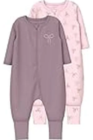 NAME IT Nbfnightsuit 2P Zip Ff Pink Bow Noos, , 98
