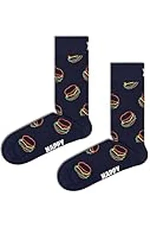 Happy Socks Lunch Time, Kleurrijke en Leuke, Sokken voor Dames en Heren, Blauw (41-46)