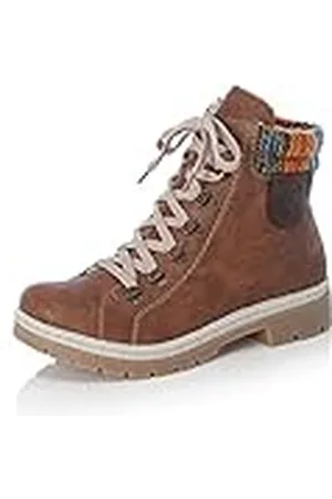 Rieker DAMES Enkellaarzen Y9430, Vrouwen Veterlaarsjes,laars,halve laars,veterschoen,overgangsschoen, ,42 EU / 8 UK
