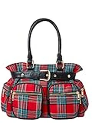 Joe Browns Vrouwen Vintage Tartan Geruit Gesp Detail Schoudertas,