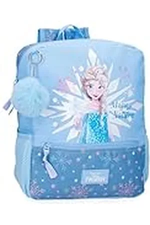 Disney Joumma Bags "Frozen Magic" kinderrugzak, , van polyester, verstelbare bandjes voor comfortabel dragen, verschillende vakken, met blauwe pompon, , 25 x 32 x 12 cm, frozen rugzak