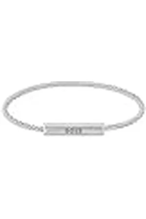 HUGO BOSS Sieraden Heren ALEK Collection Wire Armband in roestvrij staal, Eén maat, Roestvrij staal, Geen edelsteen
