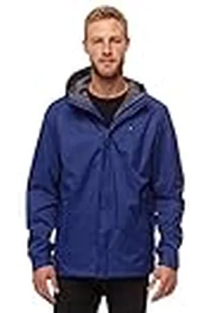 Tommy Hilfiger Lichtgewicht ademende waterdichte Legacy regenjas met capuchon voor heren, Royal Blauw, S