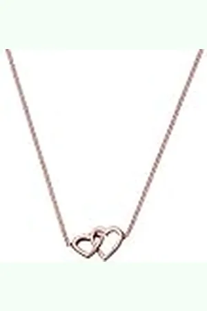 Elli Dameshalsketting hart verbondenheid filigraan in 925 sterling zilver rosé verguld, 45 cm, Year-round, Geen edelsteen