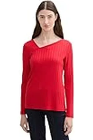 TOM TAILOR T-shirt met lange mouwen voor dames, , XL