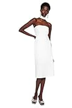 Trendyol Midi Bodycon getailleerde geweven jurk voor dames, , 34