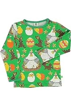 Småfolk Jongens T-shirt Ls. Easter Blouse, , 80 cm
