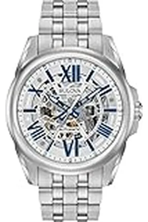 BULOVA Horloge met automatische band voor heren 96A187, , Eén maat, Armband
