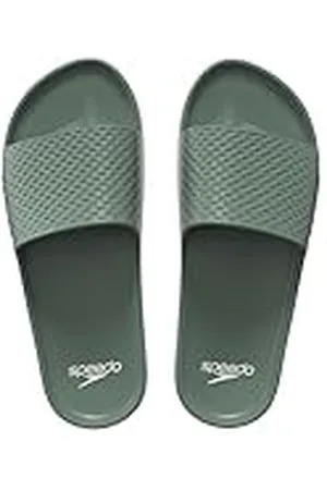Speedo Essentiële slippers voor heren | Zwembadslippers | Sneldrogend, Khaki, 7 UK, , 39.5 EU