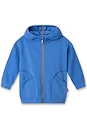 Sanetta Sweatjack voor jongens, lange mouwen, hoodie, capuchon, biologisch katoen, , 140 cm