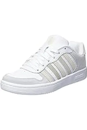 K-Swiss Court Palisades sneakers voor dames, wit/witcapgrijs/ketting, 37,5 EU, , 37.5 EU