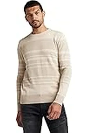 G-Star RAW Heren Stripe Ronde Hals Trui Sweater, , L