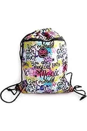 Coolpack Green Girl Power, sporttas met trekkoord, uniseks, kinderen, eenheidsmaat, Meerkleurig, Eén maat