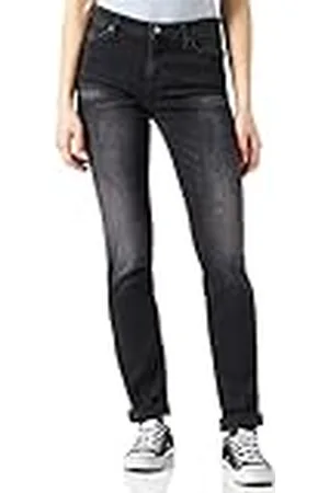 Armani Exchange Womens Cigarette, Five Pockets, Back Logo Jeans, , 27