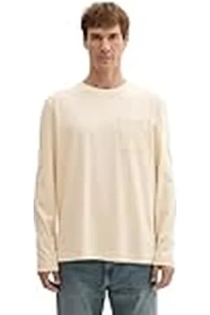 TOM TAILOR Heren T-shirt met lange mouwen, , M