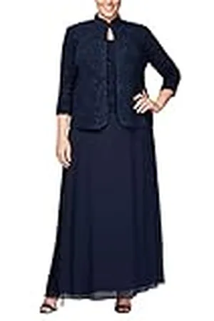 Alex Evenings Dames theelange paillettenjas (sierlijke en normale maten) jurk voor speciale gelegenheden, , 50