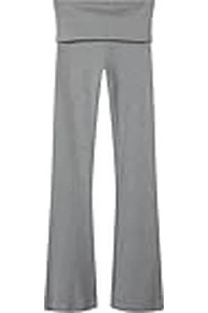 NAME IT Nlfkula Bootcut Rib Pant stoffen broek voor meisjes, grijs gemêleerd, 140 EU, , 140