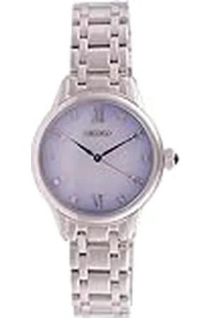 Seiko Dameshorloge kwarts roestvrij staal met roestvrijstalen band SRZ539P1, , Modieus