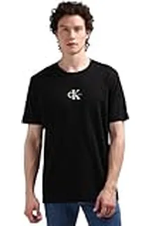 Calvin Klein Jeans Heren Monologo T-shirt met korte mouwen en ronde hals, ., XL