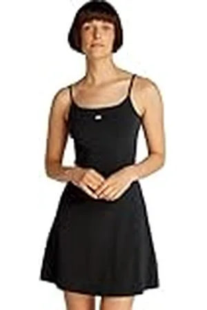Tommy Hilfiger Vrouwen TJW ESSENTIAL STRAP FLARE JURK Flare Jurk, Zwart, XS, , XS