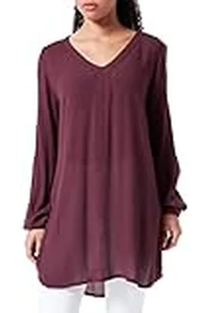 Kaffe Amber V-hals tuniekblouse voor dames, , 32