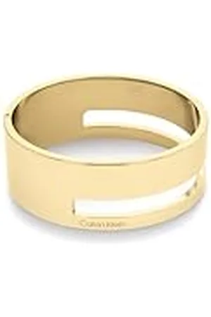 Calvin Klein Dames GEOMETRIC ESSENTIALS collectie armband in geel - 35000673, Eén maat, Roestvrij staal, Geen edelsteen
