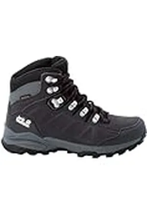 Jack Wolfskin Dames Refugio Texapore Mid W outdoorschoen, Dark Steel Purper, 37.5 EU