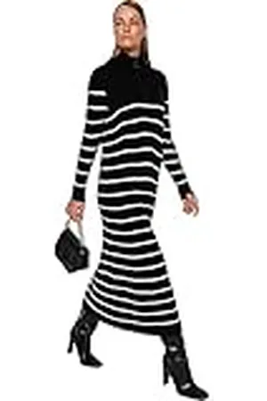 Trendyol Dames Shift Relaxed Fit Knitwear Modest Jurk, , M