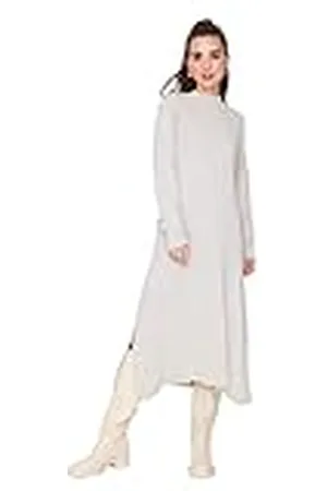 Trendyol Dames Design Maxi Skater Regular Gebreide Jurk, , S