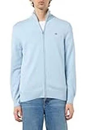 GANT CASUAL COTTON ZIP CARDIGAN, , XXL