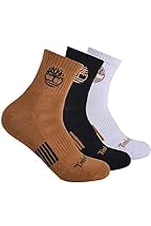 Timberland Heren Half Cushioned Quarter Kwart, Sok (3-pack), , M