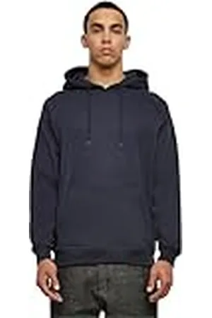 Urban classics Basic Blank Hoody voor heren, verkrijgbaar in 19 kleuren, effen, met capuchon en buikzak, maat S tot 5XL, , S