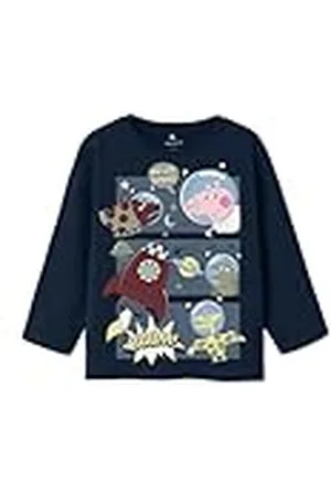 NAME IT Mini Jongens Nmmdilip Peppa Ls Nreg Top Box Cplg, , 92